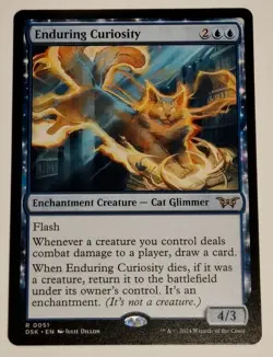 Enduring Curiosity #0051 MTG  Duskmourn: House of Horror Rare Mint/Near Mint - Image 1