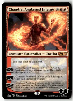 MTG Chandra, Awakened Inferno - M2O Lightly Played English - Image 1