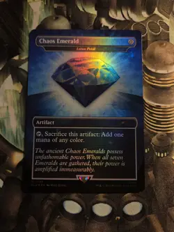 Magic MTG Foil Chaos Emerald Blue (Lotus Petal) (7033) Secret Lair Drop NM - Image 1