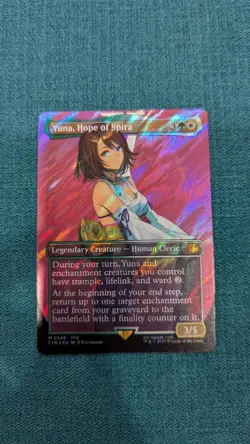 MTG English NM Yuna, Hope of Spira (Borderless) (Surge Foil) FIN #0549 - Image 1