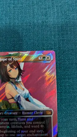MTG English NM Yuna, Hope of Spira (Borderless) (Surge Foil) FIN #0549 - Image 3
