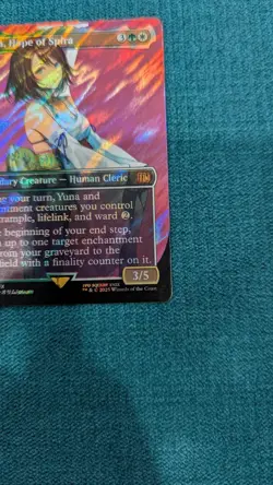 MTG English NM Yuna, Hope of Spira (Borderless) (Surge Foil) FIN #0549 - Image 4