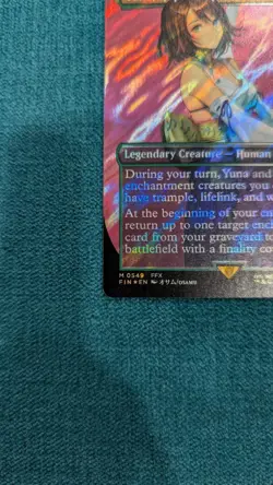 MTG English NM Yuna, Hope of Spira (Borderless) (Surge Foil) FIN #0549 - Image 5