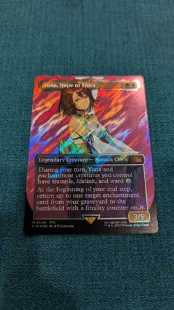 MTG English NM Yuna, Hope of Spira (Borderless) (Surge Foil) FIN #0549 - Image 6