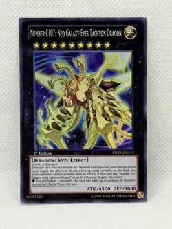 Yugioh! Number C107: Neo Galaxy-Eyes Tachyon Dragon - MP15-EN023 - Super Rare NM - Image 1