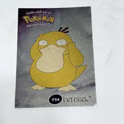 Pokemon Psyduck Danone Promo Card Stadium TIP Shiny NM-MT #54 Rare - Image 7