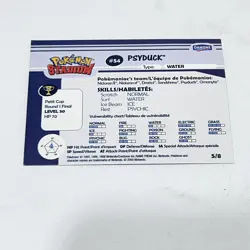 Pokemon Psyduck Danone Promo Card Stadium TIP Shiny NM-MT #54 Rare - Image 9
