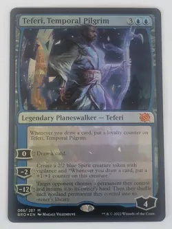 Teferi, Temporal Pilgrim (Foil) - NM/M - The Brothers' War - BRO 266 - MTG - Image 1