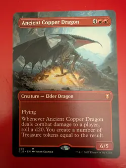 ancient copper dragon mtg borderless NM/LP - Image 1