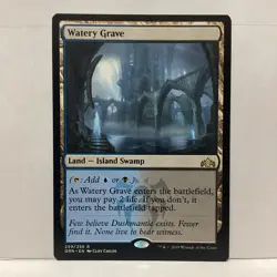 MTG Watery Grave Magic: The Gathering Guilds of Ravnica Rare #259 - Image 1