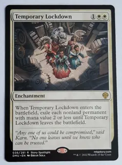 Temporary Lockdown - LP/NM - Dominaria United - DMU 036 - MTG - Magic - Image 1