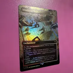 FOIL Borderless WINDCRAG SIEGE mtg NM-M Tarkir Dragonstorm 1 Rare - Image 3