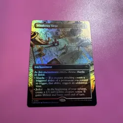 FOIL Borderless WINDCRAG SIEGE mtg NM-M Tarkir Dragonstorm 1 Rare - Image 4