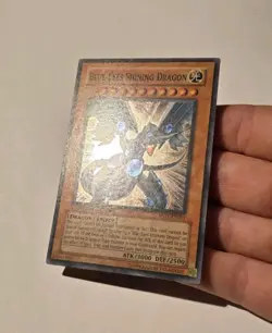 Yugioh Blue-Eyes Shining Dragon MOV-EN001 Super Rare Limited Edition VLP - Image 4