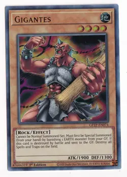 Yugioh Gigantes Ghosts From the Past #GFTP-EN074 Holo 2020 1st Ed - Image 1