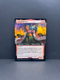Queen Brahne FIN #464 Foil (Extended Art) Final Fantasy MTG - NM - Image 1