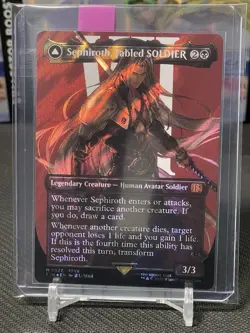 Sephiroth, Fabled Soldier - Surge foil - Magic X Final Fantasy MTG TCG - Image 3