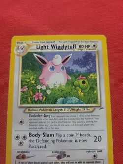 Pokemon: Light Wigglytuff #54/105 Neo Destiny 2000 Vintage Non-holo - LP - L115 - Image 12