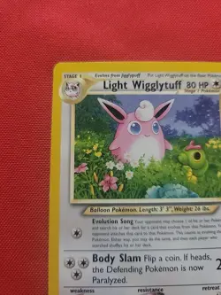 Pokemon: Light Wigglytuff #54/105 Neo Destiny 2000 Vintage Non-holo - LP - L115 - Image 4