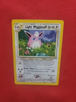 Pokemon: Light Wigglytuff #54/105 Neo Destiny 2000 Vintage Non-holo - LP - L115 - Image 9