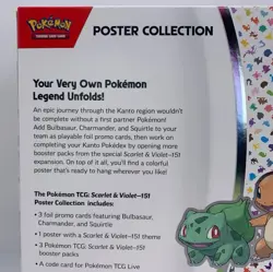 Pokemon Scarlet & Violet 151 Poster Collection Sealed NM Cards Booster Packs - Image 4