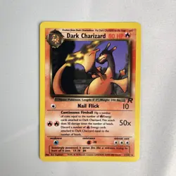 DARK CHARIZARD 21/82 Non Holo Team Rocket Pokemon TCG LP - Image 1