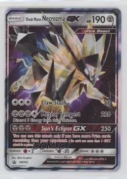 Dusk Mane Necrozma GX Pokemon Sun & Moon Black Star Promo #SM102 08j3 - Image 1
