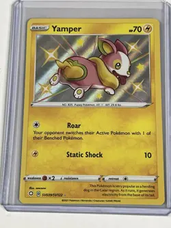 Yamper SV039/SV122 Shiny Holo Rare Shining Fates Pokemon Card - Image 1