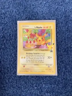 ðŸ¥³ BIRTHDAY PIKACHU HOLO 24 Celebrations Pokemon Card  ðŸ”¥ MINTYðŸ”¥ ðŸ‘€  - Image 1