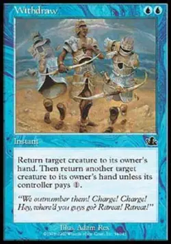 Withdraw - Light Play MTG Prophecy - Image 1