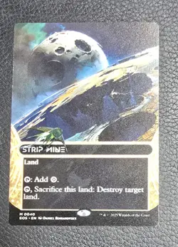 Strip Mine (0040) (Borderless) Edge of Eternities: Stellar Sights Regular MTG NM - Image 1