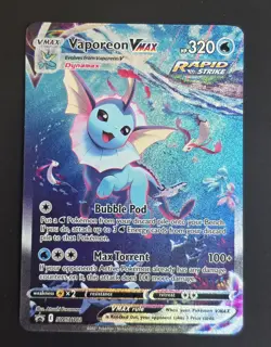 Pokemon Vaporeon VMAX Black Star Promo SWSH182 NM - Image 2