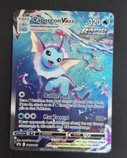 Pokemon Vaporeon VMAX Black Star Promo SWSH182 NM - Image 3