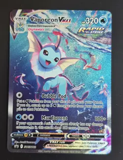 Pokemon Vaporeon VMAX Black Star Promo SWSH182 NM - Image 6
