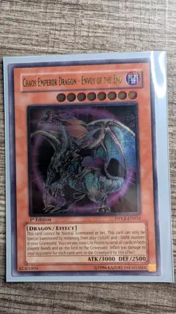 Yugioh Chaos Emperor Dragon - Envoy of the End DPKB-EN016 Ultimate Rare 1st VLP - Image 1