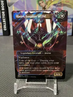 Magic MTG Emet-Selch, Unsundered Hades FIN 0539 Borderless Surge Foil Mythic - Image 2