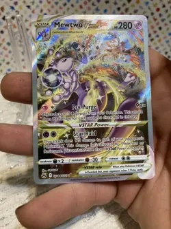 Mewtwo VSTAR - GG44/GG70 - Ultra Rare Near Mint Crown Zenith Pokemon - Image 3
