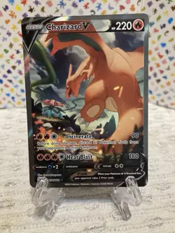Pokemon TCG Charizard V 154/172 Brilliant Stars Alt Art Ultra Rare Near Mint - Image 1