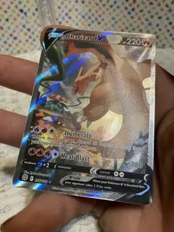 Pokemon TCG Charizard V 154/172 Brilliant Stars Alt Art Ultra Rare Near Mint - Image 4