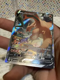 Pokemon TCG Charizard V 154/172 Brilliant Stars Alt Art Ultra Rare Near Mint - Image 5