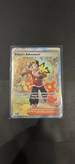 PokÃ©mon Ethan's Adventure Special Illustration Rare Card 236/182 Destined Rivals - Image 1