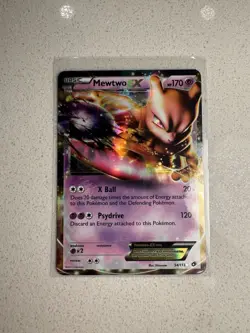 Pokemon Mewtwo EX 170 HP XY Series Holo Rare Card Near Mint - Image 1