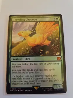 Traveling Chocobo FOIL MTG FIN Nm/M - Image 1