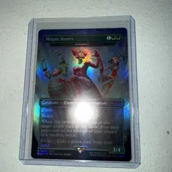 Magus Sisters Endurance FOIL BORDERLESS MTG Final Fantasy Secret Lair #7008 - Image 1