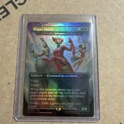 Magus Sisters Endurance FOIL BORDERLESS MTG Final Fantasy Secret Lair #7008 - Image 10