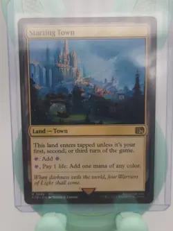 Starting Town Final Fantasy Regular - NM #289 MTG FIN Magic The Gathering  - Image 1