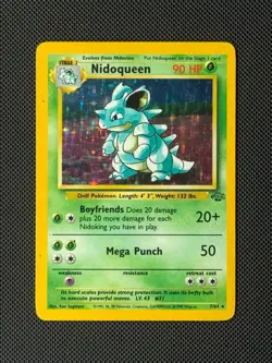 Nidoqueen 7/64 Holo Pokémon Card Jungle WOTC Rare - Image 5