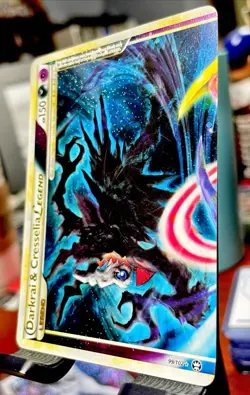 ðŸ”¥ðŸ”¥ðŸ”¥ POKEMON TRIUMPHANT DARKRAI & CRESSELIA LEGEND TOP #99 HOLO LP ðŸ”¥ðŸ”¥ðŸ”¥ - Image 3
