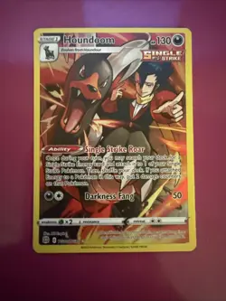 Houndoom TG10/TG30 Full Art NM/M Brilliant Stars Trainer Gallery Pokemon Card - Image 1