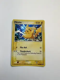 Pokémon Pikachu TCG EX Emerald Reverse Holo Card 60/106 Stamped - Great Conditon - Image 1